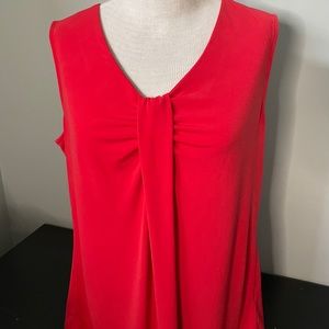 2/1$15 professional Kasper red top size Large L